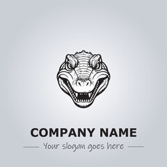 Crocodile logo design vector illustration