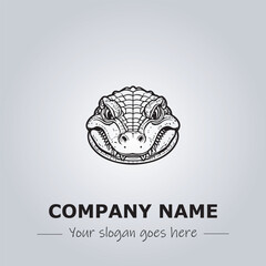 Crocodile logo design vector illustration