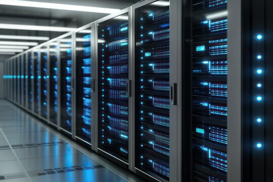 The Cloud Computer technology system are storage online business network ideas connected to Internet server services for cloud transfer shown in the future Network of Data