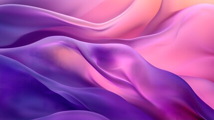 Fototapeta premium Mesmerizing Abstract Gradient Waves with Subtle Glowing Light Effects in Soft Pastel Hues