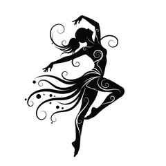 black and white fish