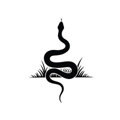 snake tattoo vector
