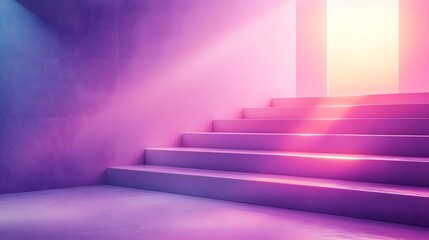 Obraz premium Minimalist Abstract Background with Soft Gradients and Subtle Glowing Light Effects