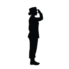 Soldier Salute Vector 