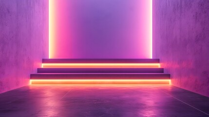 Obraz premium Sleek Minimalist Abstract Backdrop with Soft Gradient Lighting Effects Perfect for Branding and Digital Marketing