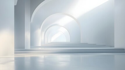 Fototapeta premium Minimalist Abstract Luxury Background with Smooth Gradient Monochrome Tones and Subtle Soft Blur Effects