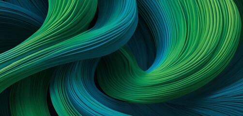Dark green background image, thread, fabric, 3D texture banner