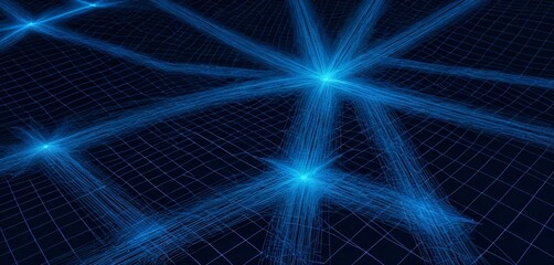 Unique blue background image, light, line, texture banner