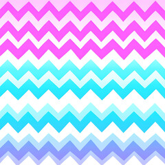 Zigzag Pattern Design in Gradients of Pink Cyan and Blue for Vibrant Wallpapers and Backgrounds.