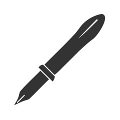 Simple Vector Illustration of a Fountain Pen