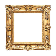 Ornate Gold Picture Frame Elegant Design Baroque Style