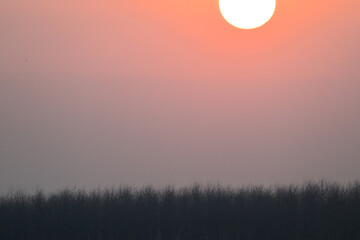 Fototapeta premium sunrise in the mountains