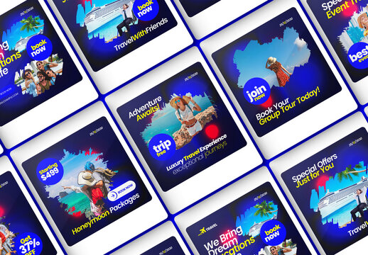 Travel Social Media Post Template