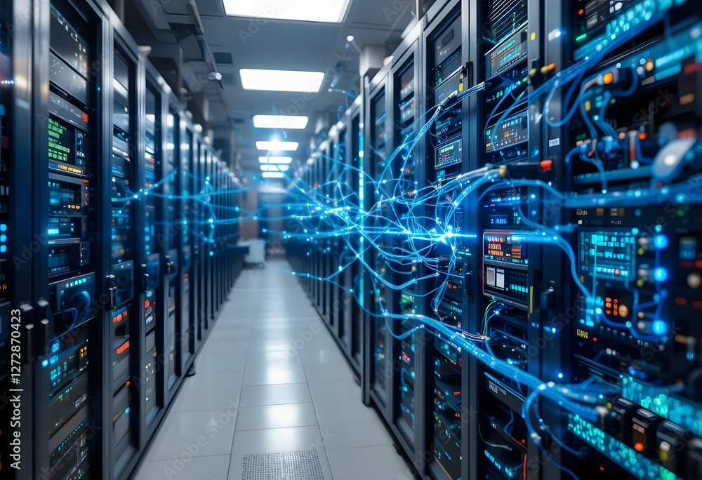 Poster network and data connection