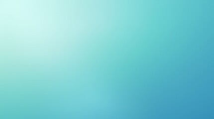 Blue gradient background with smooth abstract texture. Soft turquoise backdrop for design and print