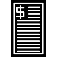 Obraz premium Invoice Icon