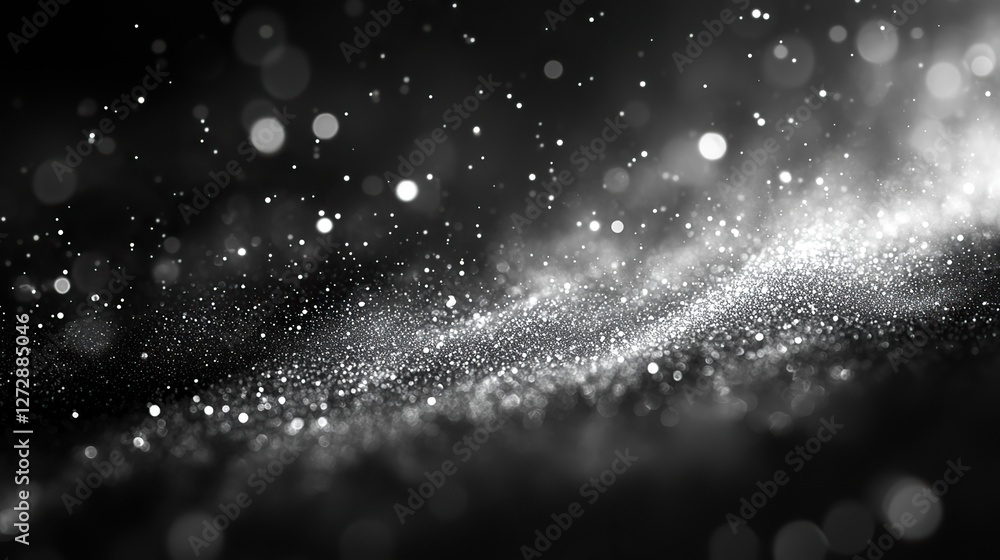 Poster elegant gray bokeh background with subtle light effects,abstract patterns ideal for professional,art