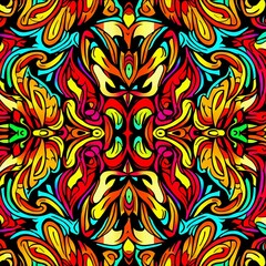 Psychedelic Expressionism Geometric Patterns Digital Assets