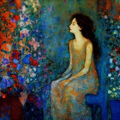 Impressionism Textured Brushwork Backgrounds