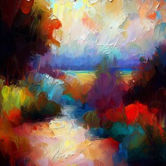 Expressionism Landscapes Backgrounds