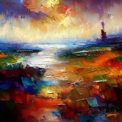 Expressionism Landscapes Backgrounds
