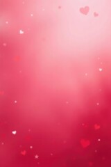 Fototapeta premium Romantic Pink Background with Scattered Hearts and Stars, Perfect for Valentine's Day or Love-Themed Designs