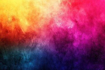 Obraz premium Vibrant gradient textures for contemporary designs, illuminated retro rainbow motifs for unique prints, striking visual elements for dark-themed posters, artistic noise graphics for dynamic banners