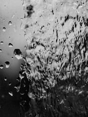 rain drops on the window
