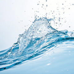 출렁이는 물방울 물결 사진