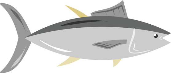 tuna fish illustration