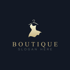 Luxury boutique logo vector, a logo suitable for boutiques