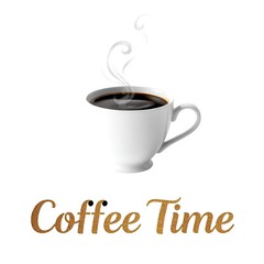 cup of coffee with beans