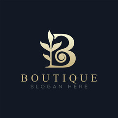 Obraz premium Luxury boutique logo vector, a logo suitable for boutiques