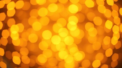 Fototapeta premium Golden Bokeh Lights, Warm Atmosphere, Stunning Photography