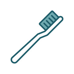 toothbrush icon vector design template simple and clean