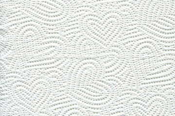 Paper white patterned napkin texture used for kitchen cleaning