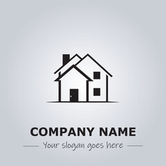 House logo company design illustration
