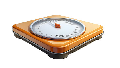 Scale for Weighing 3D Cartoon Style Illustration on White Background