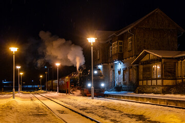 Bahnhof Alexisbad mit Selketalbahn