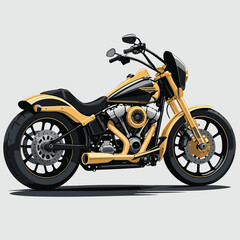 Fototapeta premium motorbike vector for graphic design