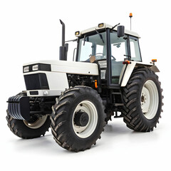 Obraz premium A classic farm tractor with a timeless design is displayed, showcasing its sturdy build and vintage charm.