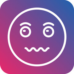 Fototapeta premium Facial Expression Icon Style