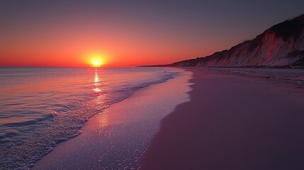 Naklejka premium A beautiful clear blue sky with a few fluffy white clouds for a perfect day