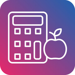 Calorie Calculator Icon Style