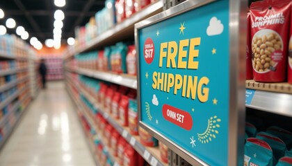 Fototapeta premium Promotional sign for 