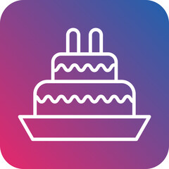 Cake Icon Style