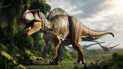 Fototapeta premium Predatory dinosaur