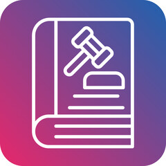Law Book Icon Style