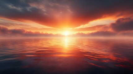 Obraz premium Expansive view of a vast body of water under a clear blue sky with gentle waves