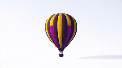 Obraz premium Hot air balloon ride over scenic landscape outdoor adventure aerial view vibrant colors and serenity
